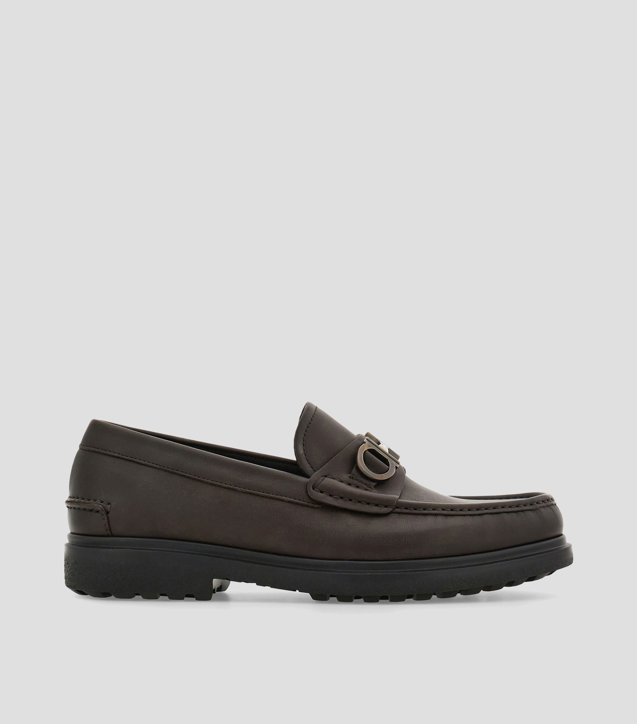 Mocasines con estribo Gancini Hombre